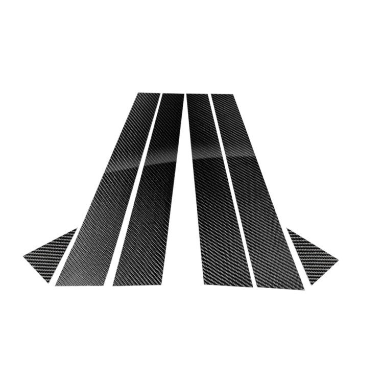 Adesivo decorativo per montante B in fibra di carbonio per auto per Audi A6 2012-2018, guida a destra e a sinistra universale, For Audi A6 2012-2018