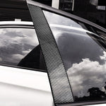 Adesivo decorativo per montante B in fibra di carbonio per auto per Audi A6 2012-2018, guida a destra e a sinistra universale, For Audi A6 2012-2018