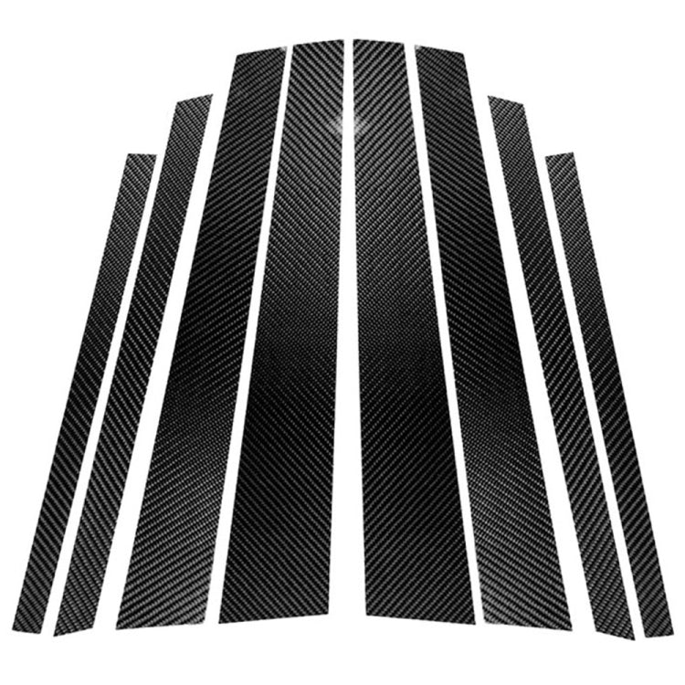 Adesivo decorativo per montante B in fibra di carbonio per auto per BMW X3 F25 2011-2017, guida a destra e a sinistra universale, For BMW X3 F25 2011-2017