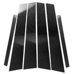 Adesivo decorativo per montante B in fibra di carbonio per auto per BMW E46, guida a destra e a sinistra universale, For BMW E46