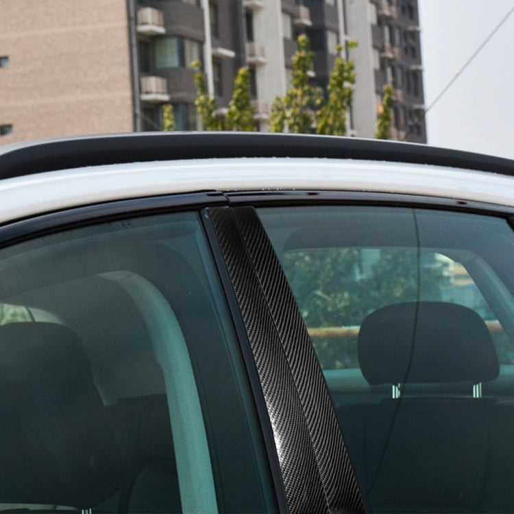 Adesivo decorativo per montante centrale 10 in 1 per auto in fibra di carbonio per Audi Q7 / SQ7 4M 2016-2019, guida a destra e a sinistra universale, For Audi Q7
