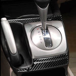 Adesivo decorativo 5 in 1 per cambio automatico in fibra di carbonio per auto per Honda Civic 8a generazione 2006-2011, guida a sinistra, 5 in 1 Automatic Gear, Left Drive