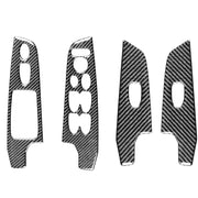 Adesivo decorativo per pannello di sollevamento in vetro e fibra di carbonio 4 in 1 per Honda Civic 8a generazione 2006-2011, guida a destra, Glass Lift Panel, Right Drive