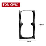 Adesivo decorativo portabicchieri per acqua in fibra di carbonio per auto per Honda Civic 8a generazione 2006-2011, guida a destra e a sinistra universale, Water Cup Holder