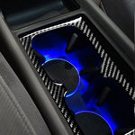 Adesivo decorativo portabicchieri per acqua in fibra di carbonio per auto per Honda Civic 8a generazione 2006-2011, guida a destra e a sinistra universale, Water Cup Holder
