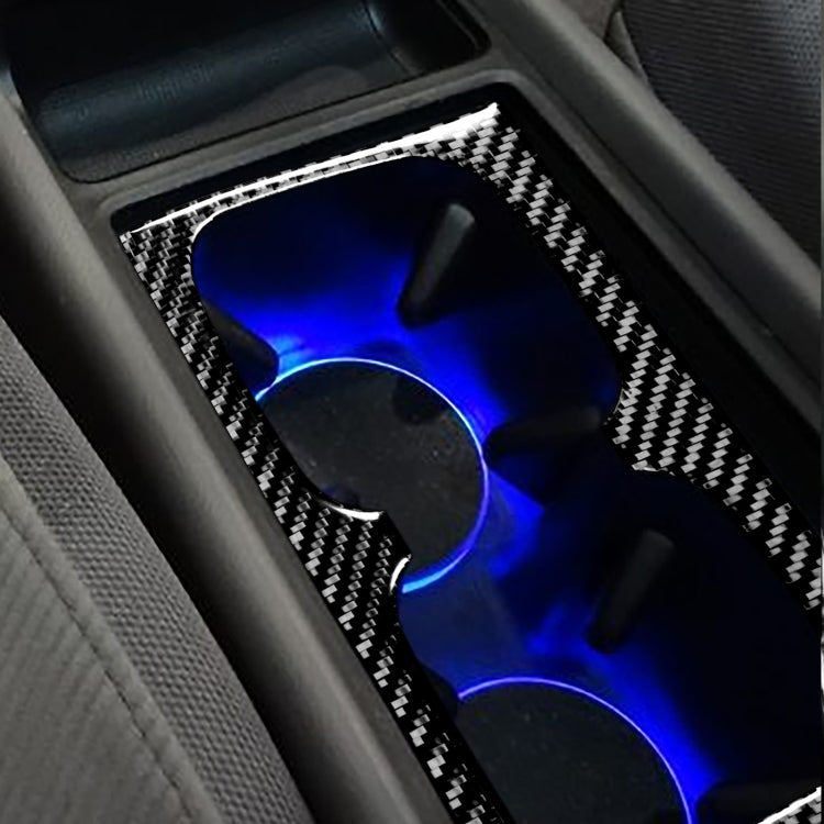 Adesivo decorativo portabicchieri per acqua in fibra di carbonio per auto per Honda Civic 8a generazione 2006-2011, guida a destra e a sinistra universale, Water Cup Holder