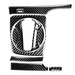 Adesivo decorativo per pannello cambio automatico in fibra di carbonio 8 in 1 per Honda Civic 8a generazione 2006-2011, guida a destra, Automatic Gear Panel Set, Right Drive