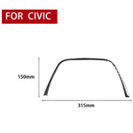 Adesivo decorativo parte superiore del tachimetro per auto in fibra di carbonio per Honda Civic 8a generazione 2006-2011, guida a destra e a sinistra universale, Upper Part of Speedometer