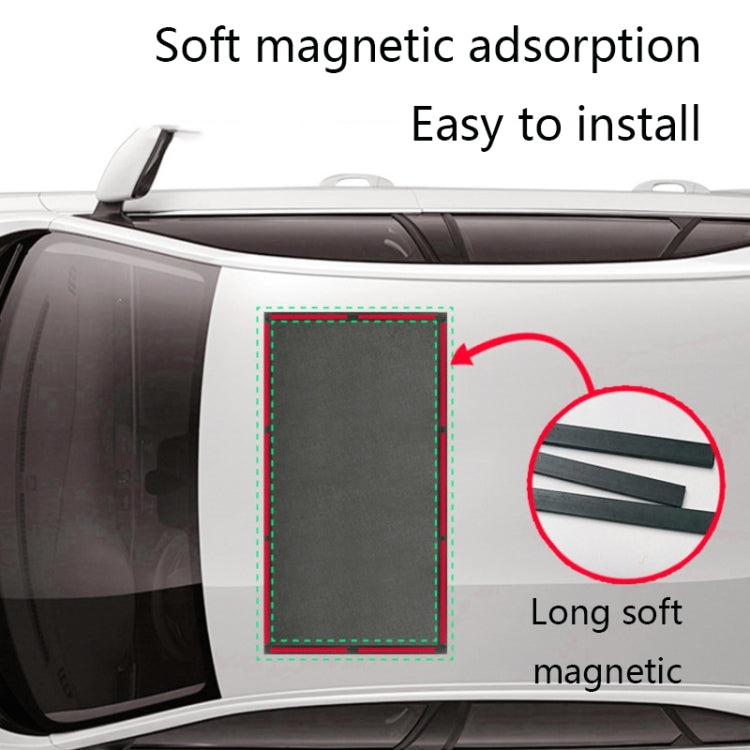 Schermi a rete in nylon N913 per parasole magnetico per tettuccio apribile per auto, ventilato e traspirante, a prova di insetti, antipolvere, dimensioni: 100x65 cm, 100x65cm