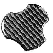 Adesivo decorativo per tappetino portabicchieri per auto in fibra di carbonio 4 in 1 per Jeep Wrangler JK 2007-2010, guida a destra e a sinistra universale, Water Cup Holder Mat