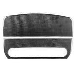 Adesivo decorativo per corrimano del sedile del passeggero anteriore in fibra di carbonio 2 in 1 per Jeep Wrangler JK 2007-2010, guida a destra e a sinistra universale, Front Passenger Seat Handrail
