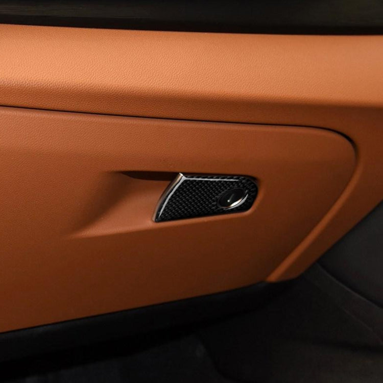 Adesivo decorativo per riporre il sedile del passeggero in fibra di carbonio per auto per Alfa Romeo Giulia 2017-2019, guida a sinistra, Passenger Seat Storage, Left Drive