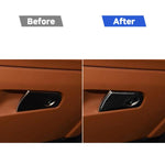 Adesivo decorativo per riporre il sedile del passeggero in fibra di carbonio per auto per Alfa Romeo Giulia 2017-2019, guida a sinistra, Passenger Seat Storage, Left Drive
