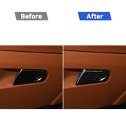 Adesivo decorativo per riporre il sedile del passeggero in fibra di carbonio per auto per Alfa Romeo Giulia 2017-2019, guida a sinistra, Passenger Seat Storage, Left Drive