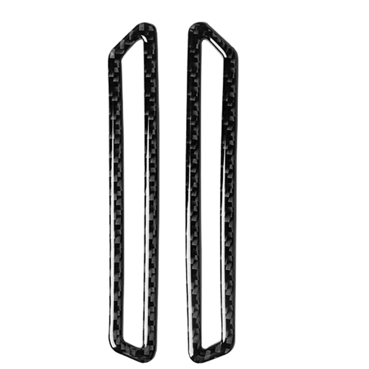 Adesivo decorativo per pannello di uscita aria montante A in fibra di carbonio 2 in 1 per Alfa Romeo Giulia 2017-2019, guida a destra e a sinistra universale, A-pillar Air Outlet