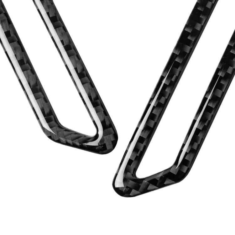 Adesivo decorativo per pannello di uscita aria montante A in fibra di carbonio 2 in 1 per Alfa Romeo Giulia 2017-2019, guida a destra e a sinistra universale, A-pillar Air Outlet