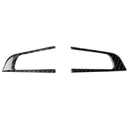 Adesivo decorativo per pulsanti del volante in fibra di carbonio 2 in 1 per Alfa Romeo Giulia Stelvio 2017-2019, guida a destra e a sinistra universale, Steering Wheel Button