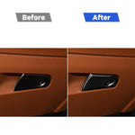 Adesivo decorativo per riporre il sedile del passeggero in fibra di carbonio per auto per Alfa Romeo Giulia 2017-2019, guida a destra, Passenger Seat Storage, Right Drive