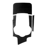 Adesivo decorativo 3 in 1 per pannello telaio ingranaggi in fibra di carbonio per auto per Alfa Romeo Giulia 2017-2019, guida a sinistra, Gear Frame, Left Drive