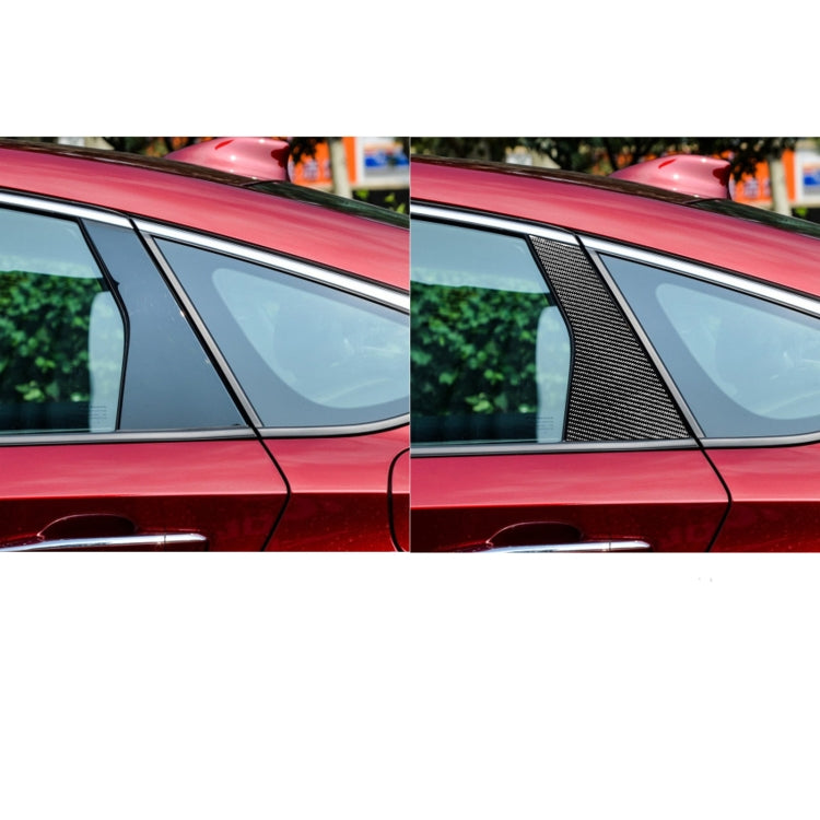 Adesivo decorativo per montante B in fibra di carbonio 6 in 1 per Honda Accord di decima generazione 2018-2021, guida a destra e a sinistra universale, B-pillar