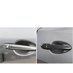 Un set di maniglie esterne per porte in fibra di carbonio per auto senza adesivo decorativo con foro intelligente per Mazda CX-5 2017-2018, guida a destra, Outside Door Handle without Smart Hole, Right Drive