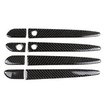Un set di maniglie esterne per porte in fibra di carbonio per auto con adesivo decorativo Smart Hole per Mazda CX-5 2017-2018, guida a destra, Outside Door Handle with Smart, Right Drive