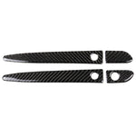 Maniglia per porta esterna in fibra di carbonio per auto con adesivo decorativo Smart Hole per Mazda CX-5 2017-2018, guida a sinistra, Outside Door Handle with Smart, Left Drive