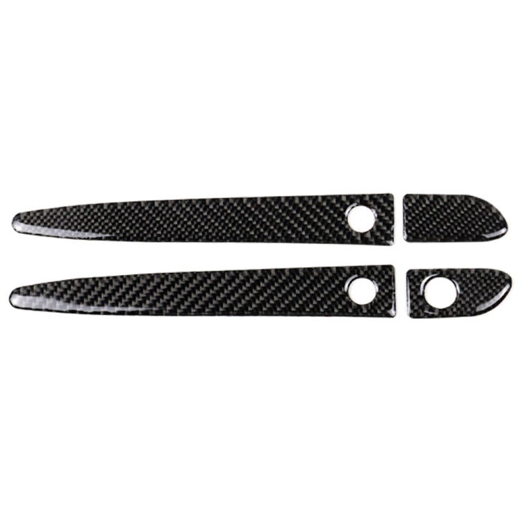 Maniglia per porta esterna in fibra di carbonio per auto con adesivo decorativo Smart Hole per Mazda CX-5 2017-2018, guida a sinistra, Outside Door Handle with Smart, Left Drive