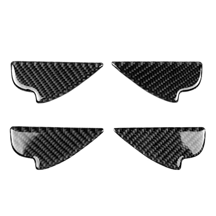 Adesivo decorativo per porta interna in fibra di carbonio per auto per Mazda, guida a destra e a sinistra universale, Inner Door Bowl