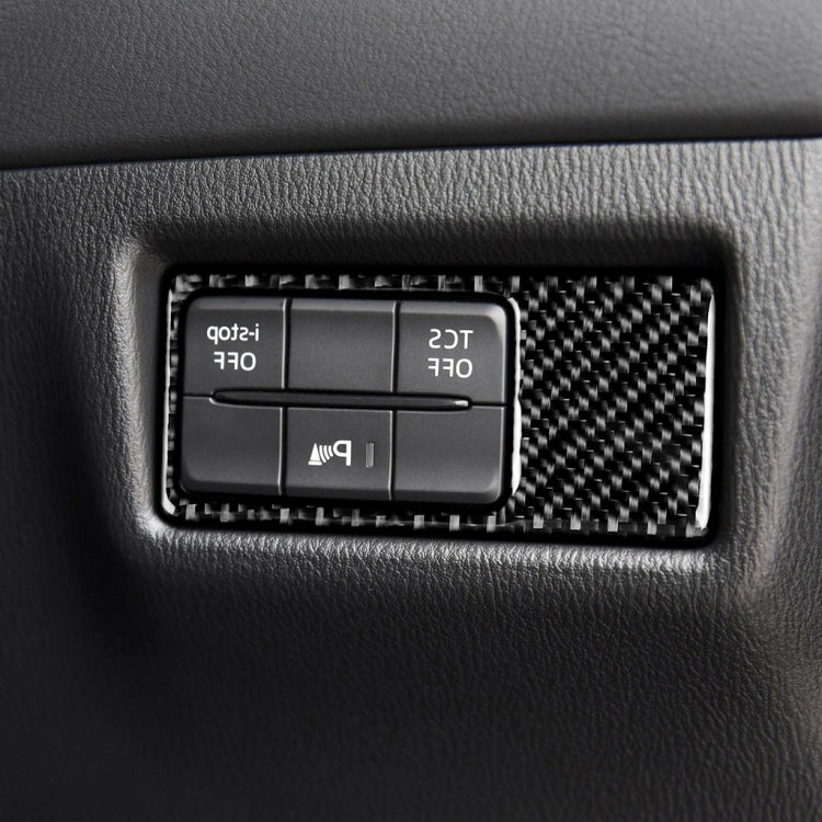 Adesivo decorativo per pannello faro in fibra di carbonio per auto per Mazda CX-5 2017-2018, guida a destra, Headlight Panel, Right Drive