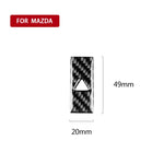 Adesivo decorativo per spia luminosa in fibra di carbonio per auto per Mazda CX-5 2017-2018, guida a destra e a sinistra universale, Warning Light