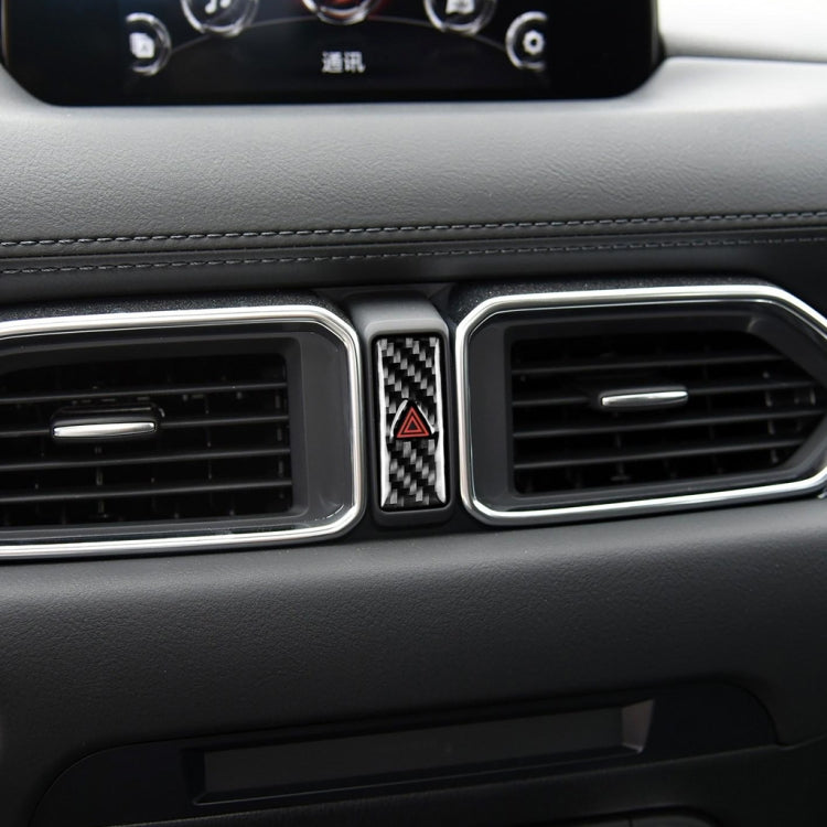 Adesivo decorativo per spia luminosa in fibra di carbonio per auto per Mazda CX-5 2017-2018, guida a destra e a sinistra universale, Warning Light