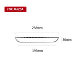 Adesivo decorativo per pannello di controllo centrale in fibra di carbonio per auto per Mazda CX-5 2017-2018, guida a destra e a sinistra universale, Central Control Panel