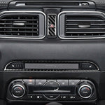 Adesivo decorativo per pannello di controllo centrale in fibra di carbonio per auto per Mazda CX-5 2017-2018, guida a destra e a sinistra universale, Central Control Panel