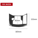 Adesivo decorativo per pannello freno a mano elettronico in fibra di carbonio per auto per Mazda CX-5 2017-2018, guida a destra, Electronic Handbrake Panel, Right Drive