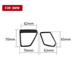 Adesivo decorativo per uscita aria strumento in fibra di carbonio per BMW Serie 3 G20/G28/325Li/330d/335 2019-2020, Guida a destra, Instrument Air Outlet