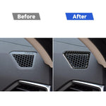 Adesivo decorativo per uscita aria strumento in fibra di carbonio per BMW Serie 3 G20/G28/325Li/330d/335 2019-2020, Guida a destra, Instrument Air Outlet