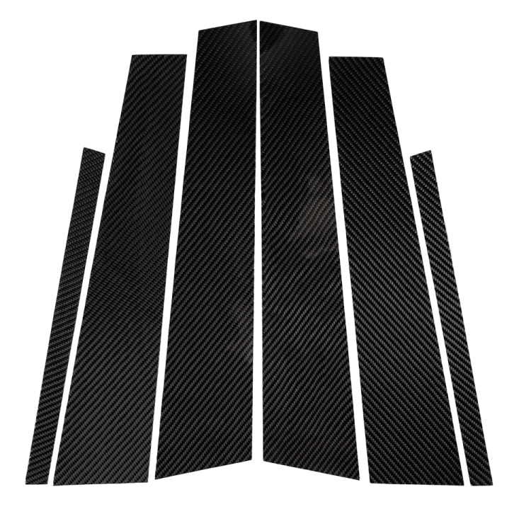 Adesivo decorativo per montante B in fibra di carbonio per auto per BMW Serie 3 G20/G28/325Li/330d/335 2019-2020, guida a destra e a sinistra universale, B Pillar