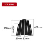 Adesivo decorativo per montante B in fibra di carbonio per auto per BMW Serie 3 G20/G28/325Li/330d/335 2019-2020, guida a destra e a sinistra universale, B Pillar
