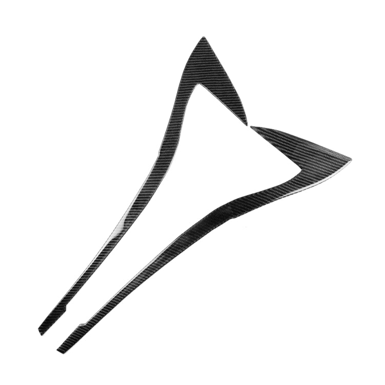 Adesivo decorativo per sopracciglia luminose in fibra di carbonio per auto per BMW Serie 3 G20/G28/325Li/330d/335 2019-2020, guida a destra e a sinistra universale, Light Eyebrow