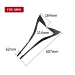 Adesivo decorativo per sopracciglia luminose in fibra di carbonio per auto per BMW Serie 3 G20/G28/325Li/330d/335 2019-2020, guida a destra e a sinistra universale, Light Eyebrow