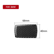 Adesivo decorativo per maniglia della scatola portaoggetti per auto in fibra di carbonio per BMW Serie 3 G20/G28/325Li/330d/335 2019-2020, guida a sinistra, Storage Box Handle, Left Drive