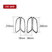 Adesivo decorativo per maniglia della porta in fibra di carbonio 4 in 1 per BMW Serie 3 G20/G28/325Li/330d/335 2019-2020, guida a destra e a sinistra universale, Door Handle