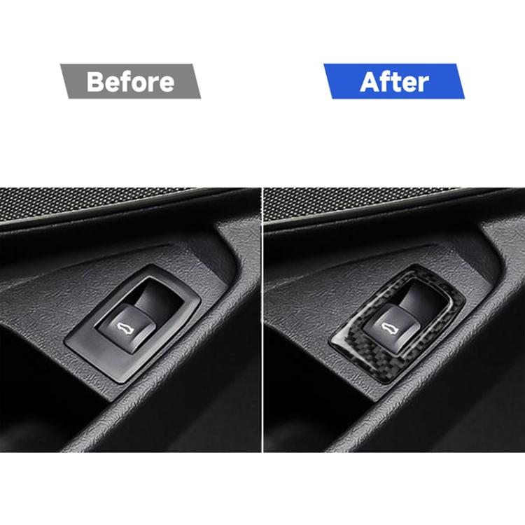 Adesivo decorativo per interruttore bagagliaio in fibra di carbonio per BMW Serie 3 G20/G28/325Li/330d/335 2019-2020, guida a destra e a sinistra universale, Trunk Switch