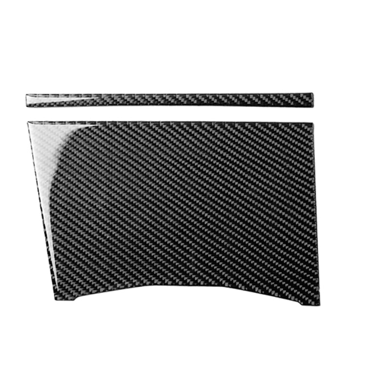 Adesivo decorativo per coperchio della tazza dell'acqua in fibra di carbonio 2 in 1 per BMW Serie 3 G20/G28/325Li/330d/335 2019-2020, guida a sinistra, Water Cup Cover, Left Drive