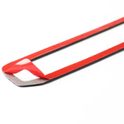 Adesivo decorativo per cornice pulsante CD in fibra di carbonio per auto per BMW Serie 3 G20/G28/325Li/330d/335 2019-2020, guida a destra e a sinistra universale, CD Button Frame