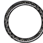 Adesivo decorativo per anello di avvio con un clic in tinta unita in fibra di carbonio per auto per Mercedes-Benz con guida sinistra e destra universale, Solid Color One-click Start Ring