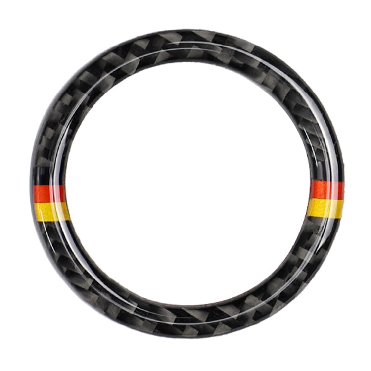 Adesivo anello avvio in fibra di carbonio per Mercedes-Benz