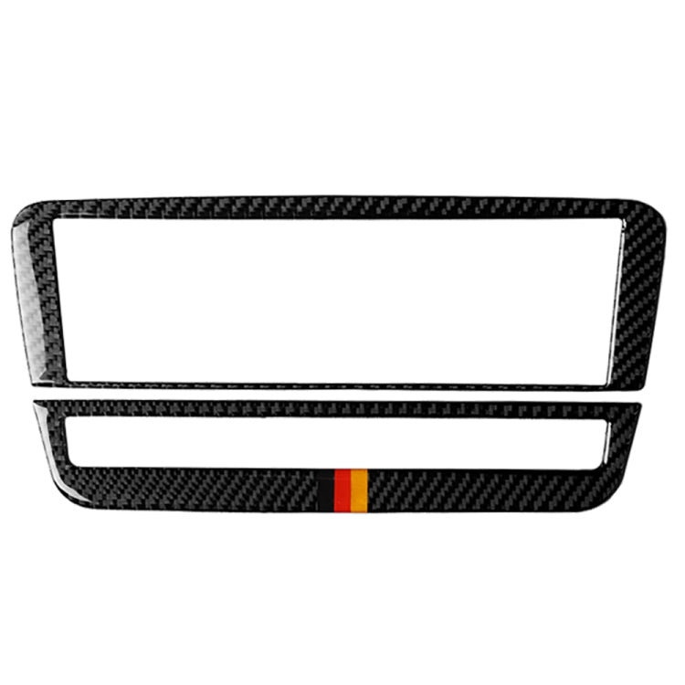 Adesivo decorativo per pannello CD per aria condizionata in colore tedesco in fibra di carbonio per auto per Mercedes-Benz Classe A 2013-2018/Classe B 2012-2018/CLA 2013-2017/GLA 2013-2018, Guida a destra e a sinistra universale                        ...
