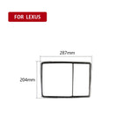 Adesivo decorativo per luce di lettura anteriore in fibra di carbonio per auto per Lexus RX300 / 270 / 200T / 450h 2016-2019, guida a destra e a sinistra universale, Front Reading Light